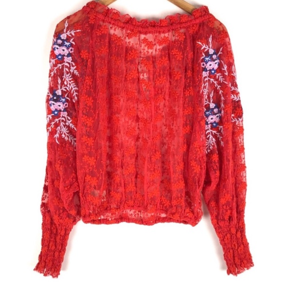 NWT Free People Jubilee Embroidered Top. Size S - Picture 5 of 8